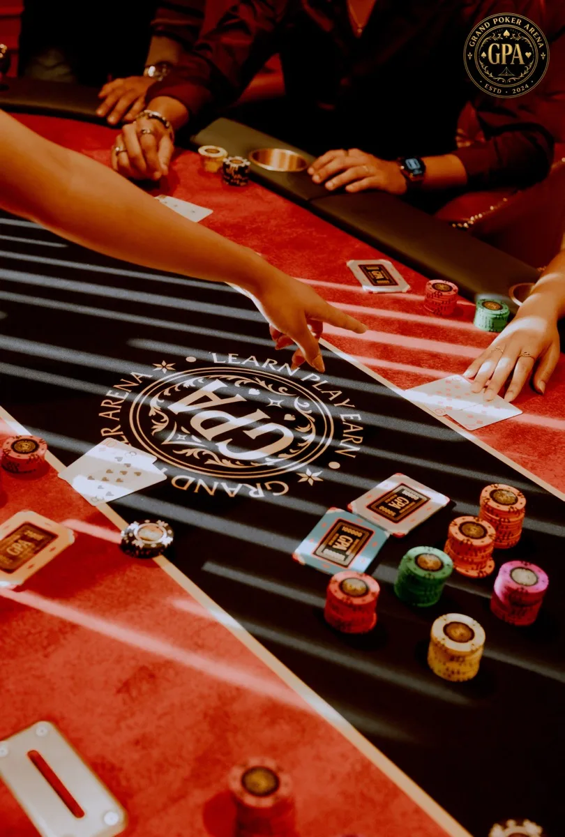 Live poker action at GPA