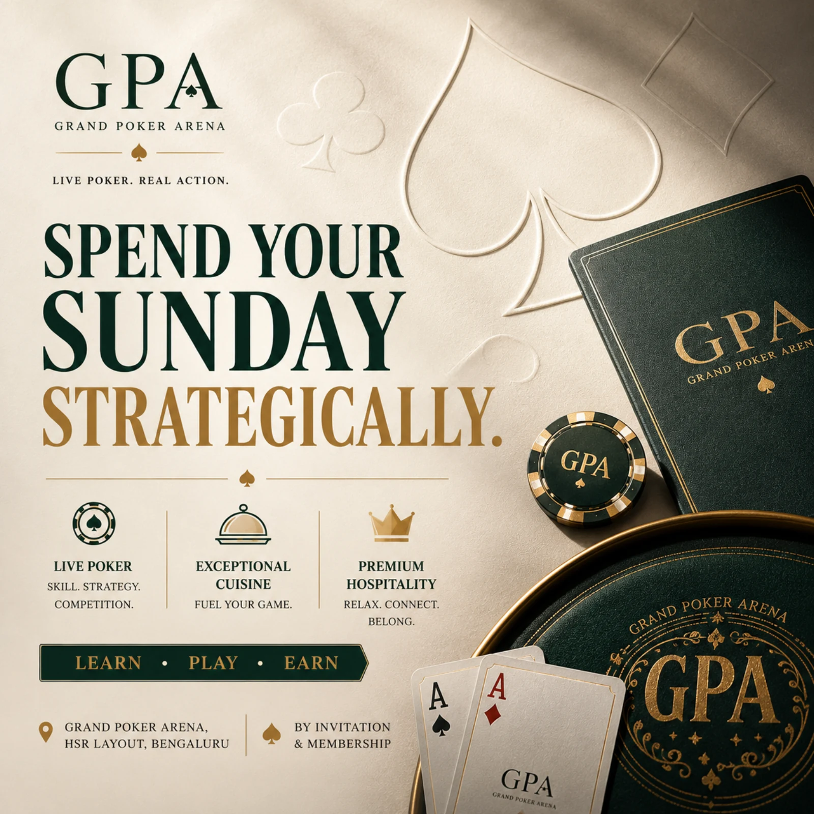 Spend Your Sunday Strategically — Grand Poker Arena membership